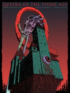 Queens Of The Stone Age Vienna 2017 (AP Foil Variant)