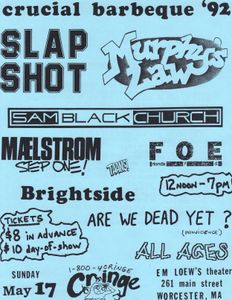 Slap Shot / Murphy's Law Worcester 1992