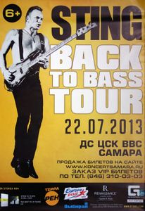 Sting - Back To Bass Tour 2013 в Самаре