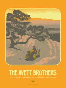 Avett Brothers Paso Robles 2019 (Kraft Edition)