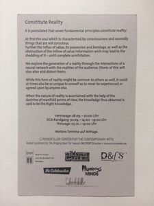 Constitute Reality Flyer (Magenta)