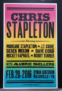 Chris Stapleton Nashville 2016 (Rainbow edition)