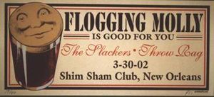 Flogging Molly New Orleans 2002