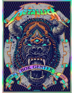 Metallica Tulsa 2019 (AP Foil Variant)