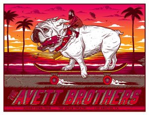 Avett Brothers Los Angeles 2019 (Artist Edition)