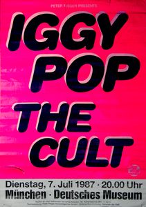 IGGY POP + THE CULT 1987 Concert 