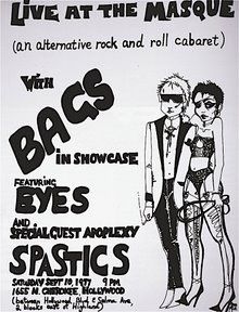 Bags, Eyes, Spastics- Hollywood 1977