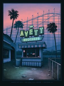 Avett Brothers San Diego 2019 (Foil Edition)