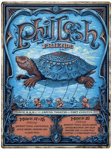 Phil Lesh & Friends Port Chester 2019 (Blue Sky Hand Embellished Edition)