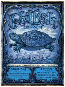Phil Lesh & Friends Port Chester 2019 (Purple Sky Hand Embellished Edition)