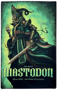 Mastodon San Diego 2019 (Variant Hand Embellished Edition)