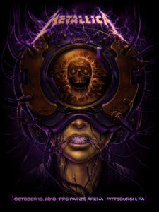 Metallica Pittsburgh 2018 (Gold Foil Edition)
