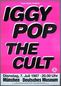 IGGY POP + THE CULT 1987 Concert 