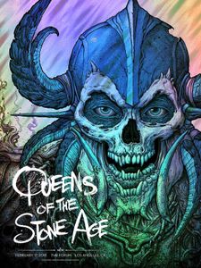 Queens of the Stone Age Los Angeles 2018 (Moon Lava Foil Edition)
