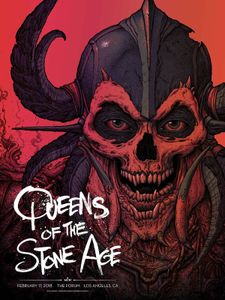 Queens of the Stone Age Los Angeles 2018 (Red Foil Edition)