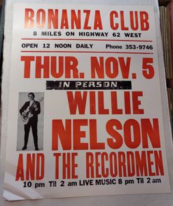 Willie Nelson and the Recordmen - Lawton, 1960