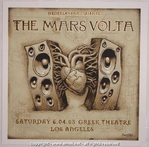 Mars Volta Los Angeles 2005 (Handbill Edition)