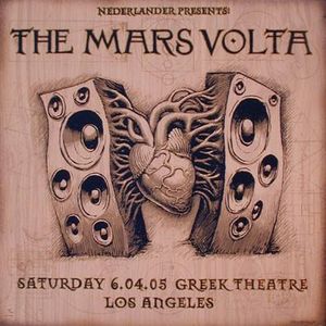Mars Volta Los Angeles 2005 (Wood Variant)