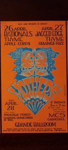 Mothers of Invention(Billed as "Mothers") Grande Ballroom, Detroit Michigan, April 26/27/1968
