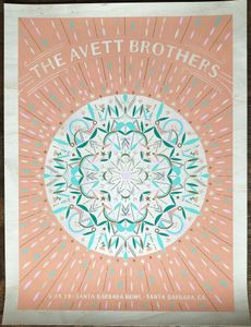 Avett Brothers Santa Barbara 2019 (Birch Veneer Edition)