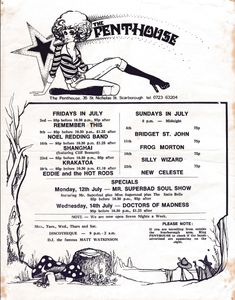 The Penthouse Fridays in July / Sundays in July 1976