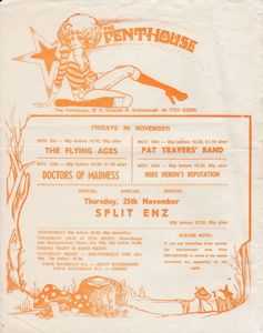The Penthouse Fridays in November 1976