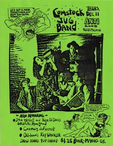 COMSTOCK JUG BAND at the Anti-Club, L.A. Ca. (1986)