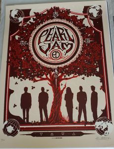 Pearl Jam Ten Club Membership Poster 2013