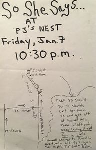 So She Says At PJ's Nest