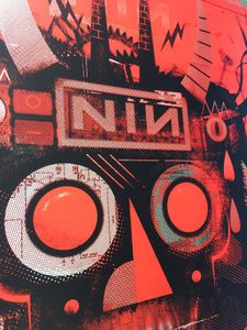 Nine Inch Nails Paris 2018 (AP Foil Variant)