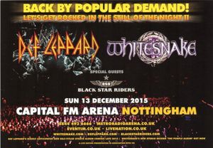 Def Leppard, Whitesnake, Black Star Riders - Let's Get Rocked In The Still Of The Night II, 2015