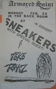 Armored Saint San Antonio February 29, 1988
