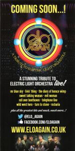 Coming Soon...! ELO AGAIN flyer