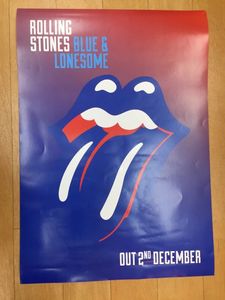 The Rolling Stones Blue & Lonesome Album Promo Poster Australia