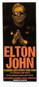 Elton John Florida Lost Cities Tour 2008