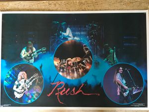 RUSH – (1979) "Permanent Waves" Tour Poster