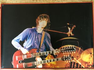 Jimmy Page – by Philip Kamiss – BigO Pub. (1979) – B294 	 (84 x 60cm)