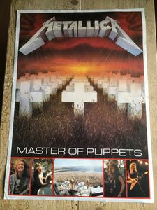 METALLICA – Master Of Puppets 				(86 x 61cm)
