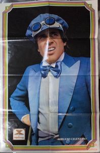 ADRIANO CELENTANO - POSTER -Poster Anni 80 – Cm 75 x Cm 48