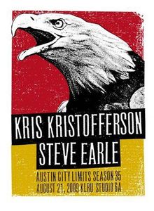 Kris Kristofferson / Steve Earle Austin 2009