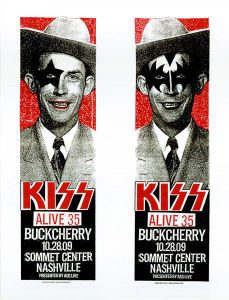 KISS Nashville 2009 (Uncut sheet)
