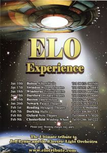 ELO Experience tour flyer (2019)