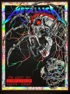 Metallica Munich 2019 VIP (AP Rainbow Foil Variant)