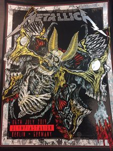 Metallica Berlin 2019 VIP (AP Silver Foil Variant)