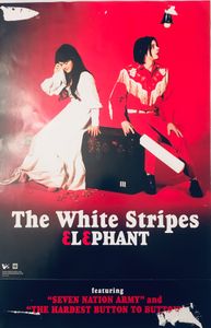 The White Stripes Elephant Fall 2003 US Tour Poster