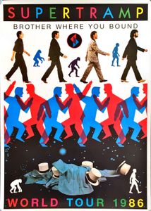 Supertramp Brother Where You Bound World Tour 1986