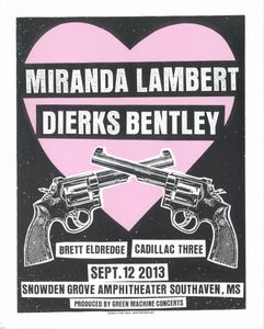 Miranda Lambert / Dierks Bentley Southaven 2013