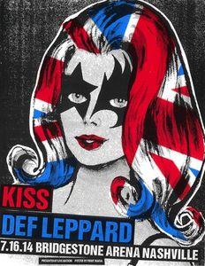 KISS / Def Leppard Nashville 2014