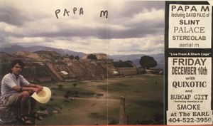 Papa M Live From a Shark Cage 1999 Tour Poster