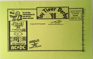 Trans Am, Don Caballero, Operation Re-Information 1998 Louisville Toy Tiger Handbill